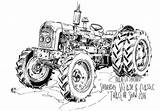 Tractor Fordson Somerset Classic Vintage Major Show Ink Super sketch template
