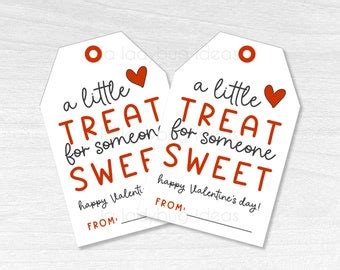 valentine teacher tag printable gift tags  valentines day etsy