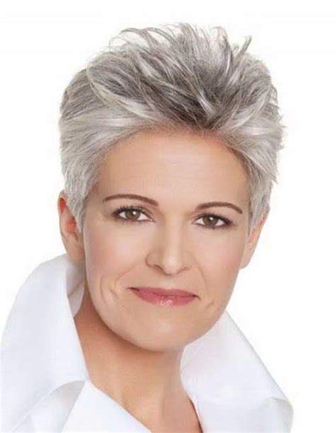 10 New Gray Pixie Haircuts Pixie Cut Haircut For 2019