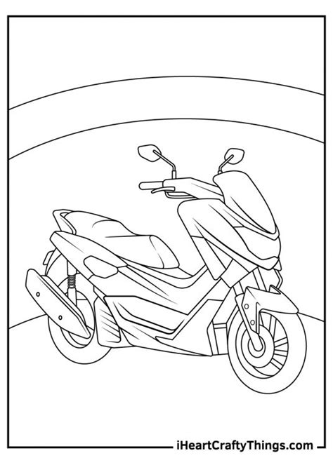 motorcycle coloring pages   printables