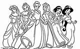 Disney Princess Coloring Pages Pdf Getcolorings Colo sketch template