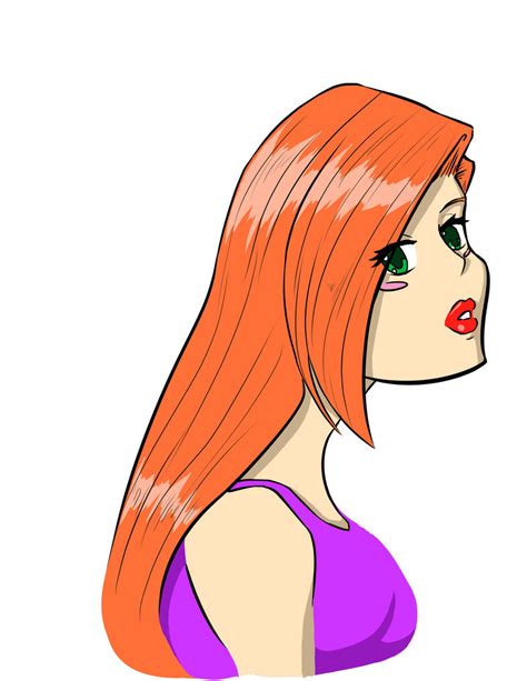 redhead girl vector image by danielwartist on deviantart