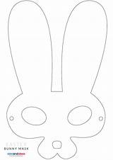Mask Bunny Easter Template Pdf Printable Templateroller Big sketch template