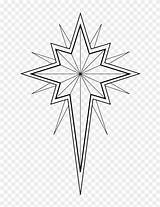 Christmas Star Coloring Stars Pages Clip Clipart sketch template