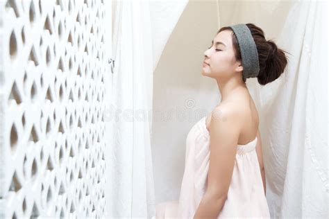 asian girl  spa stock photo image  asian female
