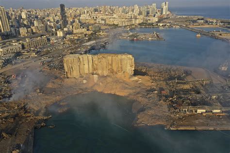 lebanon requests satellite images  site   beirut blast