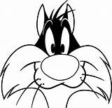 Looney Tunes Sylvester Wecoloringpage sketch template