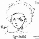 Boondocks Bo19 Huey Bijutsu sketch template