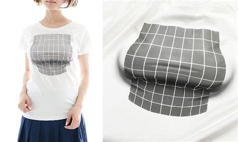 Bizarre T Shirt Promises To Make Anyones Breasts Look Big Daily Mail
