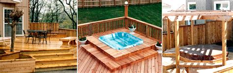 spa  hot tub decks design  construction services essential
