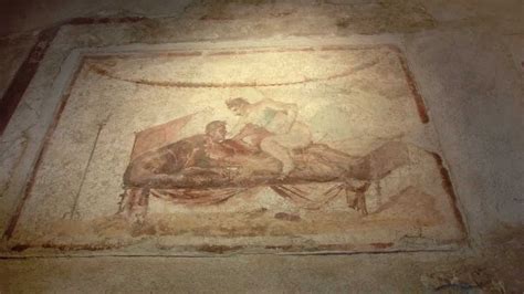 The Longest Line For Pompeii Roman Brothel Sexy Murals Youtube