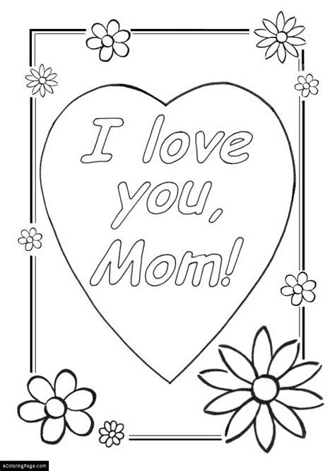 love   mom printable coloring pages   mom
