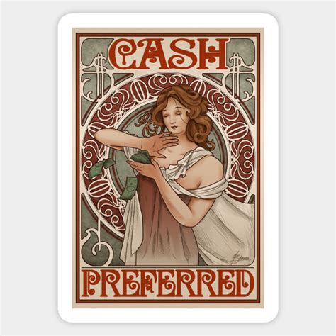 cash preferred cash sticker teepublic