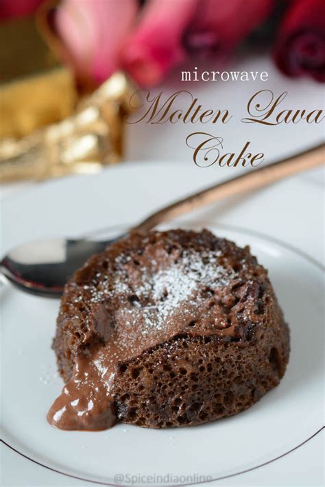 eggless molten lava cake recipe