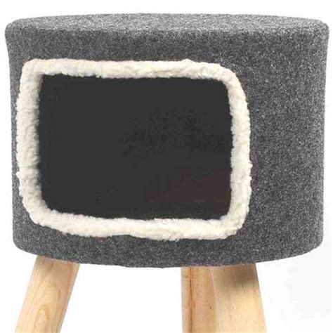 purrshire felt cat stool house cm height  uk delivery