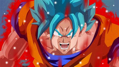 Super Saiyan Blue Goku Kaioken X10 By Mitchell1406 On