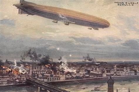 wwi centenary  terrifying zeppelin menace  plagued london    world war