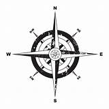 Kompas Grunge sketch template
