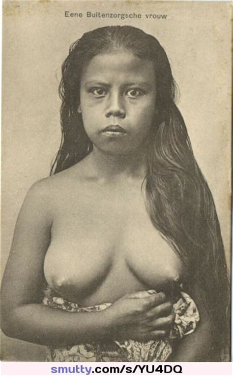 indonesia java native nude girl from buitenzorg 1910s ethnic tits
