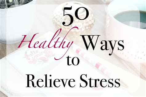 healthy ways  relieve stress mama bear bliss