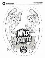 Kratts Wild Pbs Kids Coloring Pages Printables Printable Flat Kratt Print Wildkratts sketch template