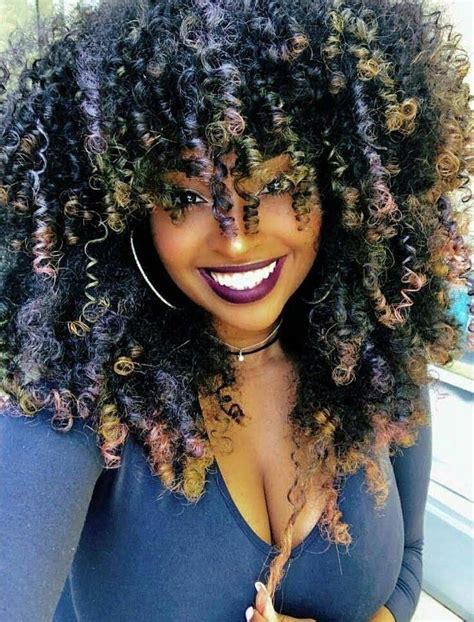 Curly Hair Ebony Beauty On Stylevore