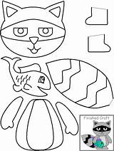 Cut Paste Crafts Raccoon Worksheets Kindergarten Preschool Toddler Craft Kids Arts Coloring Pages Animal Choose Board Actvities Colouring Template Puppet sketch template
