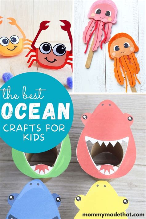 coolest ocean crafts  kids  templates