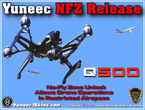 yuneec  fly zone release nfz  series