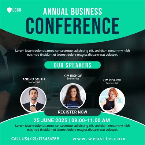 copy  business conference banner template postermywall