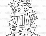 Cake Sketch Layer Coloring Template Pages Templates sketch template