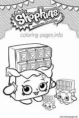 Shopkins Coloring Pages Chocolate Printable Cheeky Babies Print Colouring Kids Book Baby Girls Color Shoppies Online Dolls Cute Search Comments sketch template