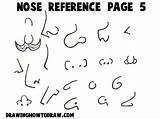 Noses Drawinghowtodraw sketch template