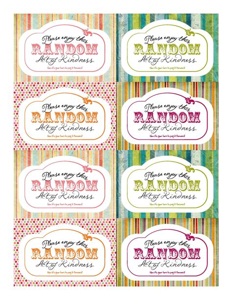 kindness cards templates  printable templates