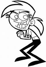 Fairly Coloring Odd Parents Pages Oddparents Popular Getdrawings Getcolorings sketch template