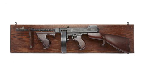 replica  thompson submachine gun witherells auction house