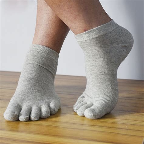 colorful fashion men toe socks male pure solid short ankle socks cotton