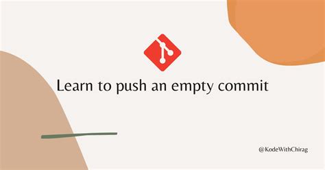 learn  push  empty commit