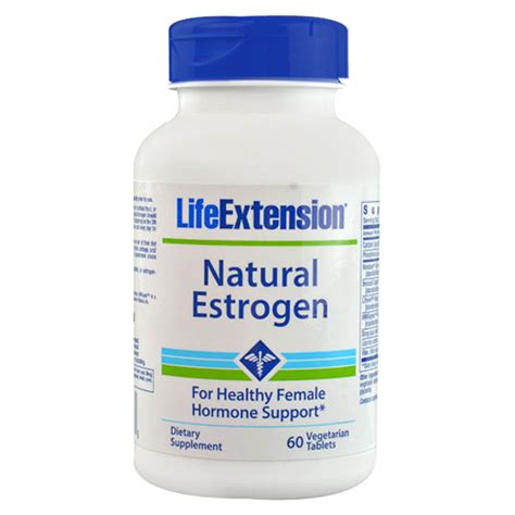 life extension natural estrogen 60 vegetarian tabs ebay