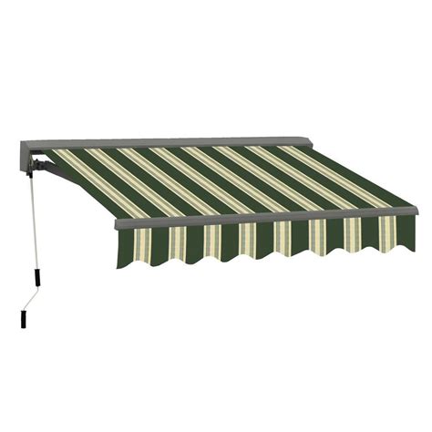 advaning  ft classic  series semi cassette manual retractable patio awning