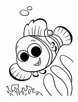 Coloring Nemo Fish Clown Pages Finding Ocean Dory Happy Crafts Baby Color Printable Drawing Outline Getdrawings Cute Book Print Kids sketch template