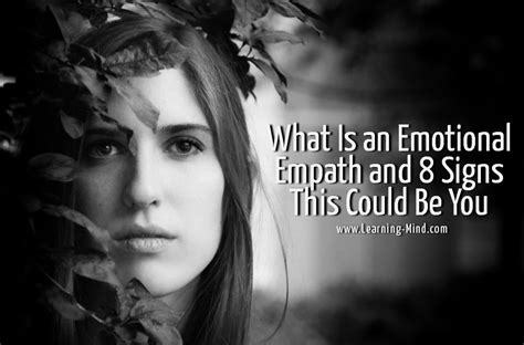 what is an emotional empath and 8 signs this could be you learning mind