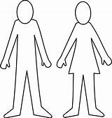 Outline Clipart Body Female Person Library sketch template