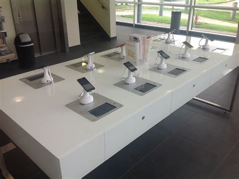 interactive phone shop table display crucially digital