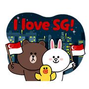 happy national day singapore  whatsapp sticker gif png