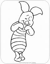 Piglet Coloring Pages Disney Disneyclips Giggling sketch template