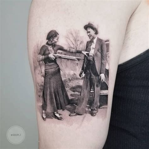 Tattoos Bonnie And Clyde Tattoo Bonnie N Clyde Bonnie Parker