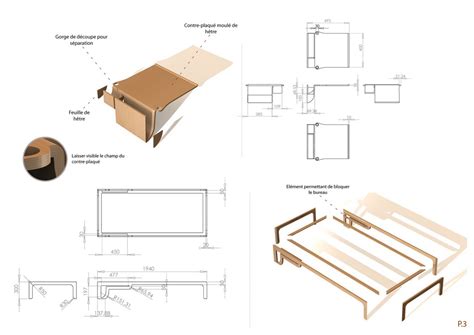 plan de fabrication   lit en bois idees decoration idees decoration