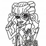 Coloring Pages Monster High Printable Dolls Sheets Operetta Choose Board Book sketch template