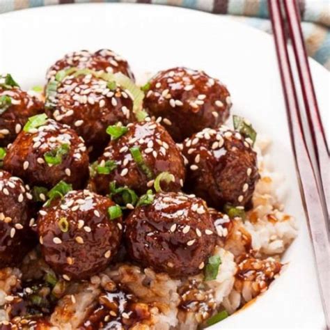 easy asian glazed meatballs chew out loud recipe glazed meatballs